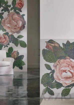 Настенная плитка Bisazza Decoration Mosaics - Decoration-Mosaic-SPRINGROSE-2