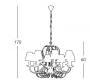 Светильник  потолочный подвесной (Люстра) Kolarz TIZIANA - 3616.88.Wm.KoT