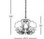 Светильник  потолочный подвесной (Люстра) Kolarz TIZIANA - 3616.85.Wm.KoT