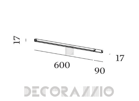 Светильник  потолочный шинная система (Светильник) Wever & Ducre STREX - 171182