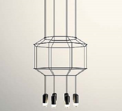 Светильник  потолочный подвесной (Люстра) Vibia Wireflow - 0403-04