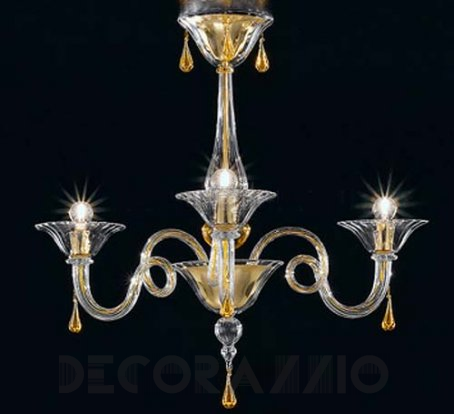Светильник  потолочный накладной (Люстра) Sylcom Soffio - 1380/3CR.A