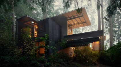 Уютный дом в лесу неподалеку от Сиэтла