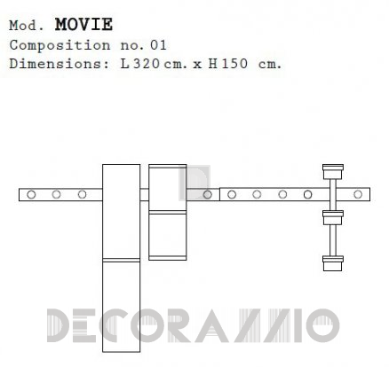 Модульная система хранения Flai Movie - movie composition 01