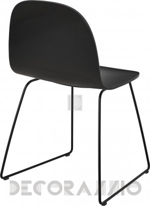 Стул Gubi 2D Dining Chair - Sledgebase_Black_BlackStainedBeech