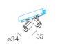 Светильник  потолочный шинная система (Светильник) Wever & Ducre CENO - 166662